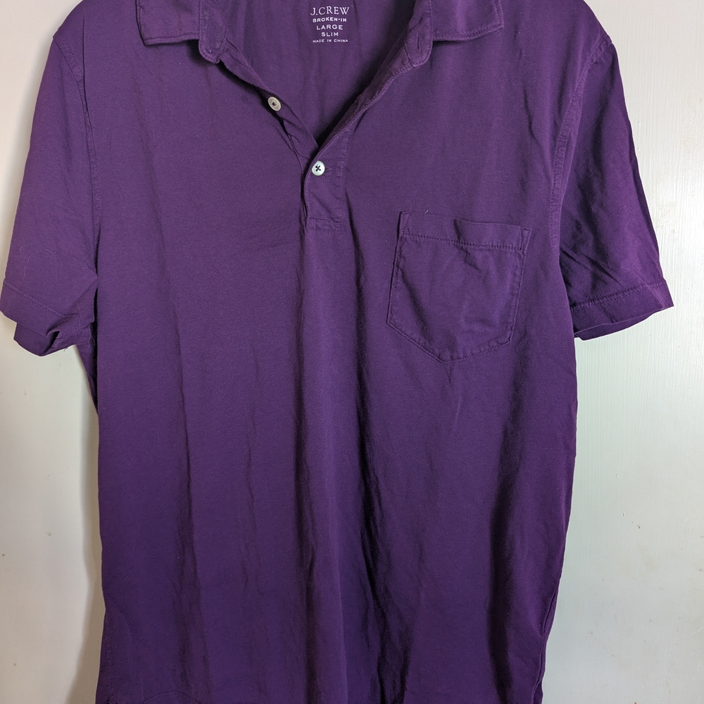 J. Crew Purple Polo Shirt Classic Style